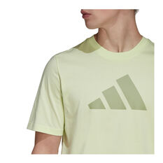 adidas Mens Future Icons 3-Bar Tee, Green, rebel_hi-res