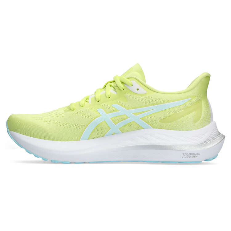 Asics GT 2000 12 Womens Running Shoes Yellow/Blue US 6, Yellow/Blue, rebel_hi-res
