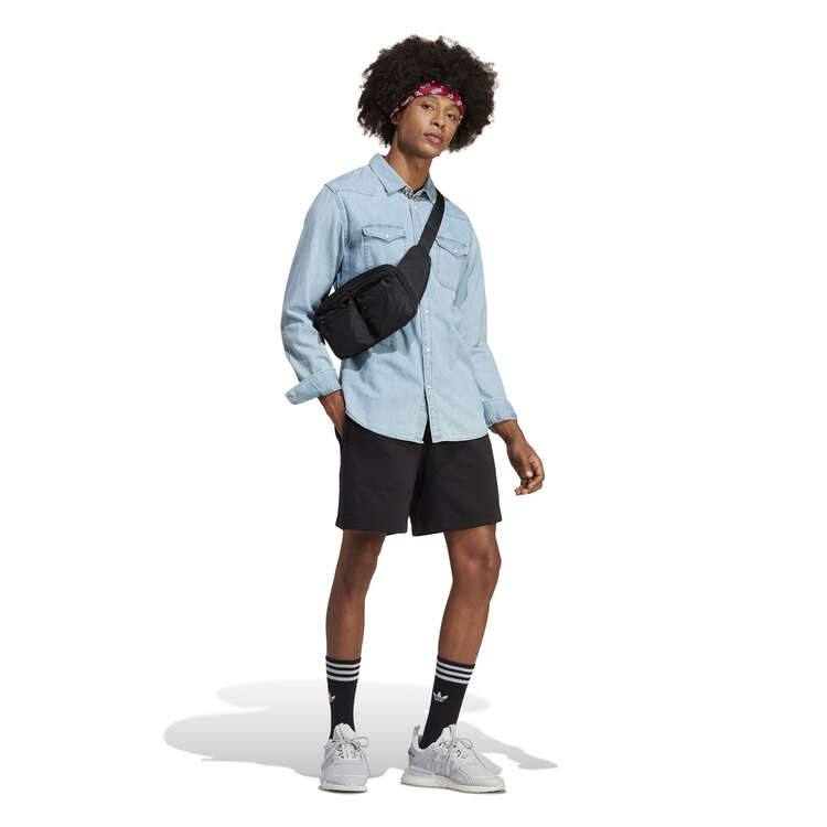 adidas Originals Mens Premium Essentials Shorts Black S, Black, rebel_hi-res
