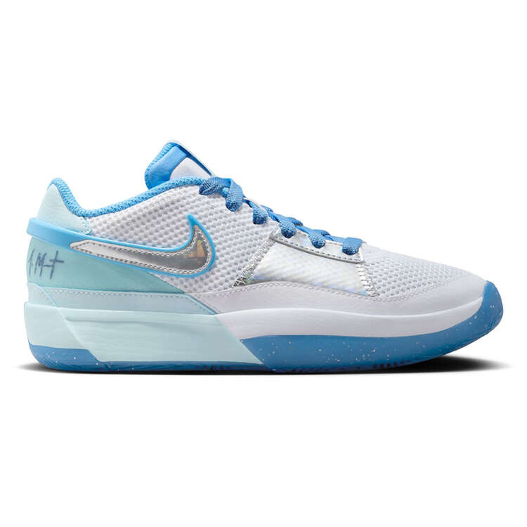 Nike JA 1 SE GS Basketball Shoes Blue/Silver US 5, Blue/Silver, rebel_hi-res