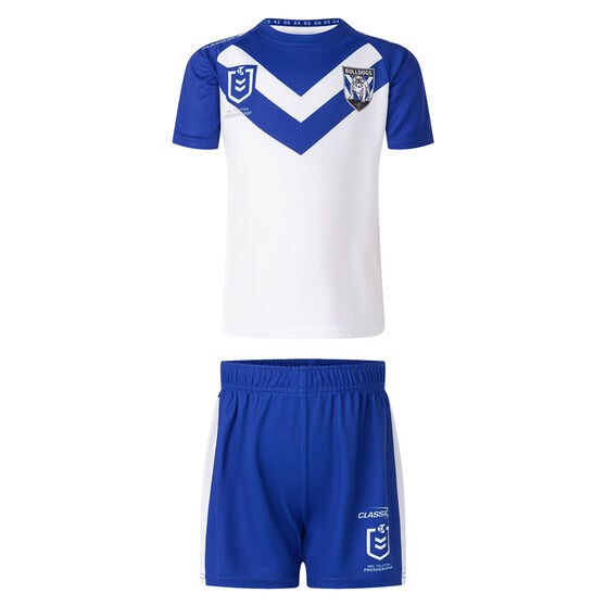 Canterbury-Bankstown Bulldogs 2022 Infants Home Jersey, White/Blue, rebel_hi-res