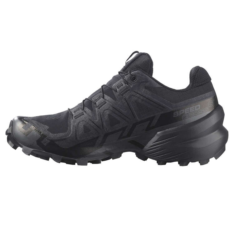 Salomon Speedcross 6 GTX Womens Trail Running Shoes Black US 6, Black, rebel_hi-res