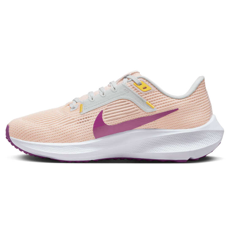 Nike Air Zoom Pegasus 40 Womens Running Shoes Brown/Pink US 6, Brown/Pink, rebel_hi-res