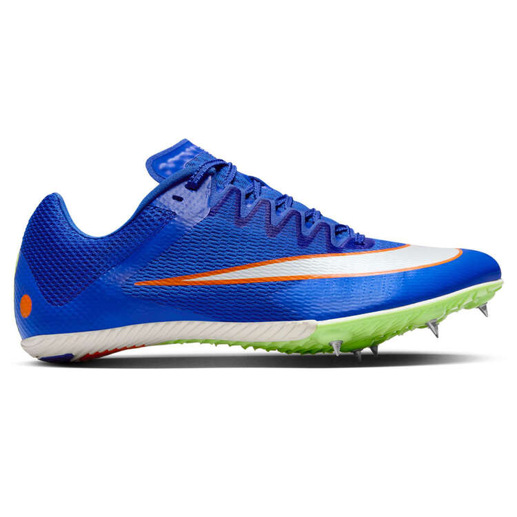 Nike Rival Sprint Track Spikes Blue/Lime US Mens 6 / Womens 7.5, Blue/Lime, rebel_hi-res