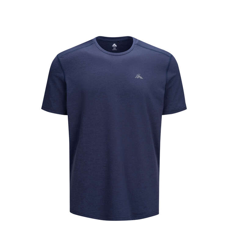 Macpac Men's brrr° Short Sleeve Shirt, Blue, rebel_hi-res