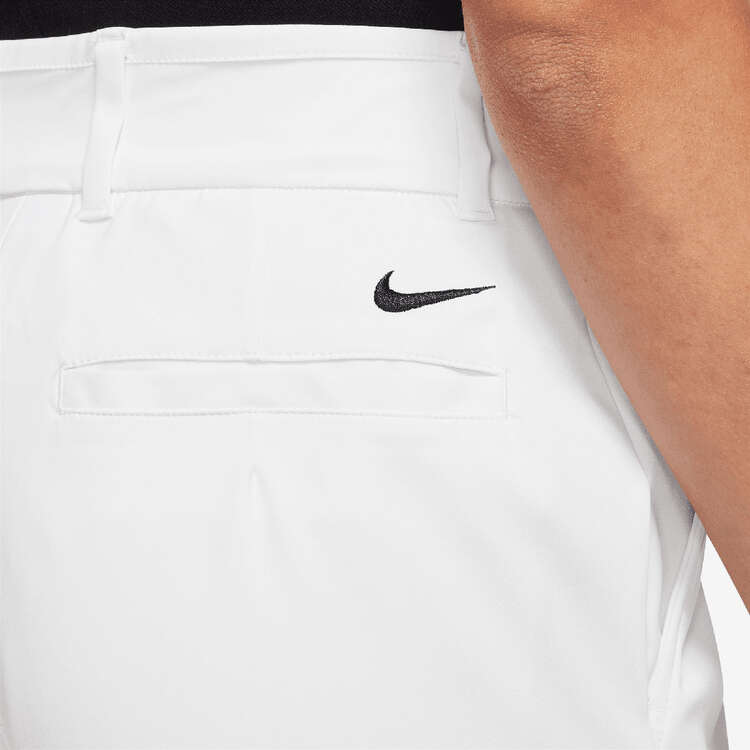 Nike Womens Dri-FIT Victory Golf Shorts, White, rebel_hi-res
