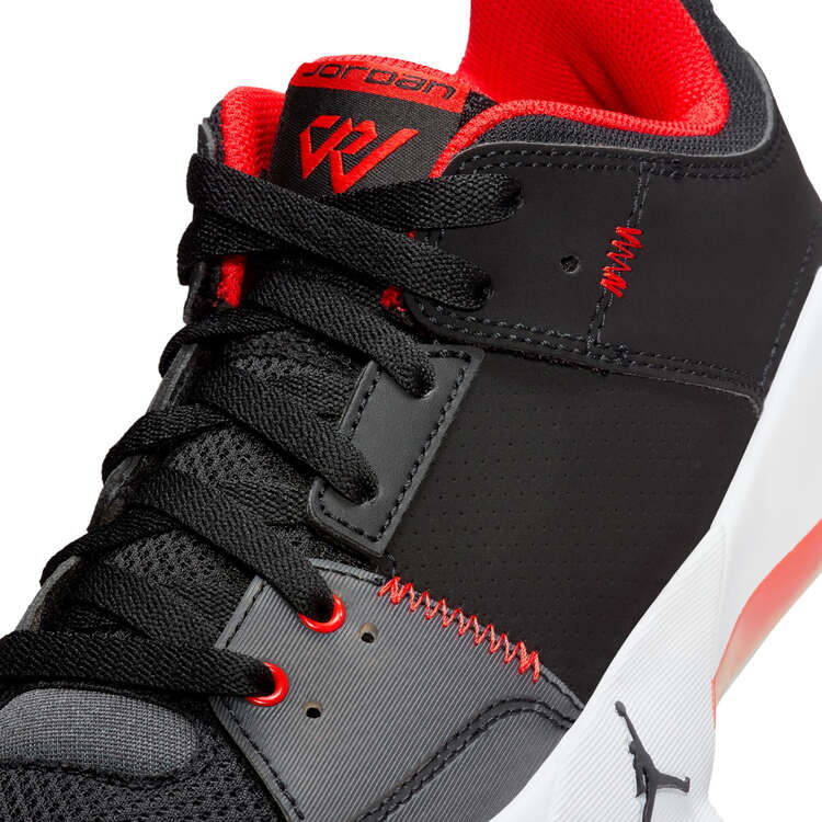 Jordan One Take 5 GS Kids Basketball Shoes, Black/Red, rebel_hi-res