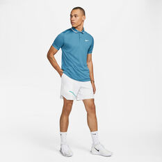 NikeCourt Mens Dri-FIT Slam Tennis Shorts White XL, White, rebel_hi-res