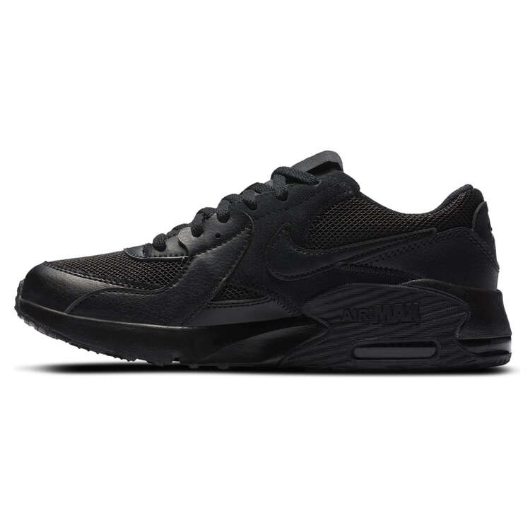 Nike Air Max Excee GS Kids Casual Shoes Black US 4, Black, rebel_hi-res