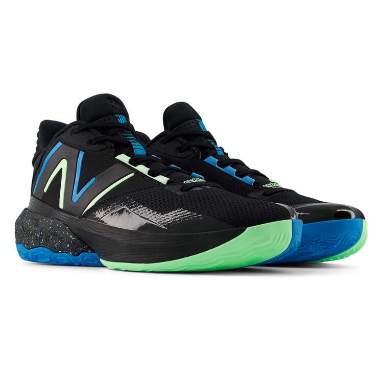 New Balance Two WXY V4 Basketball Shoes, Black/Blue, rebel_hi-res