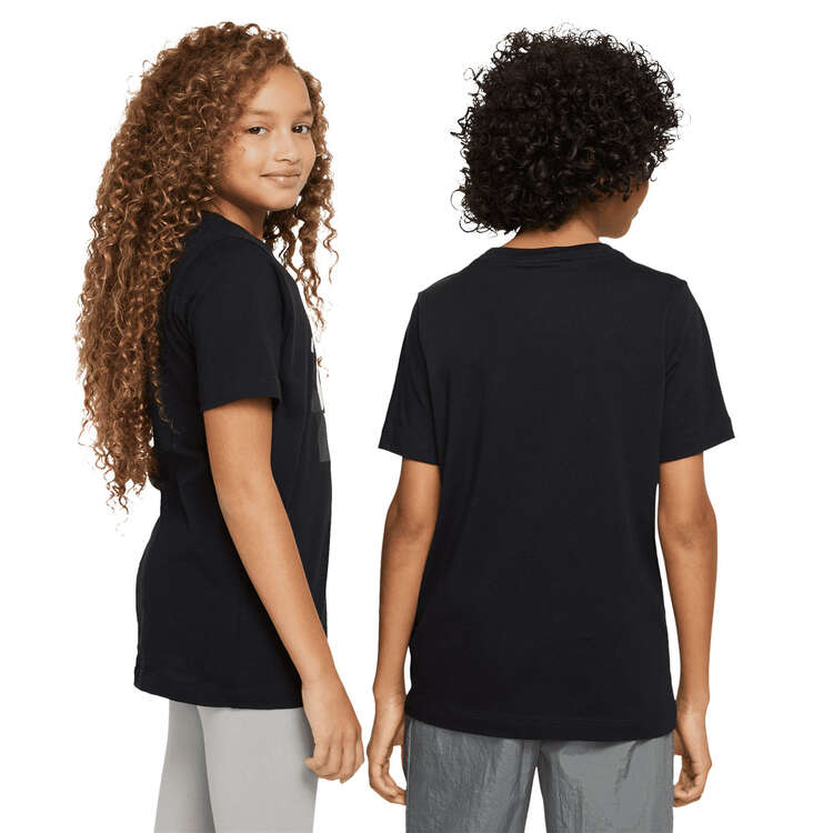 Nike Kids Sportswear Core Brandmark Tee Black XS, Black, rebel_hi-res