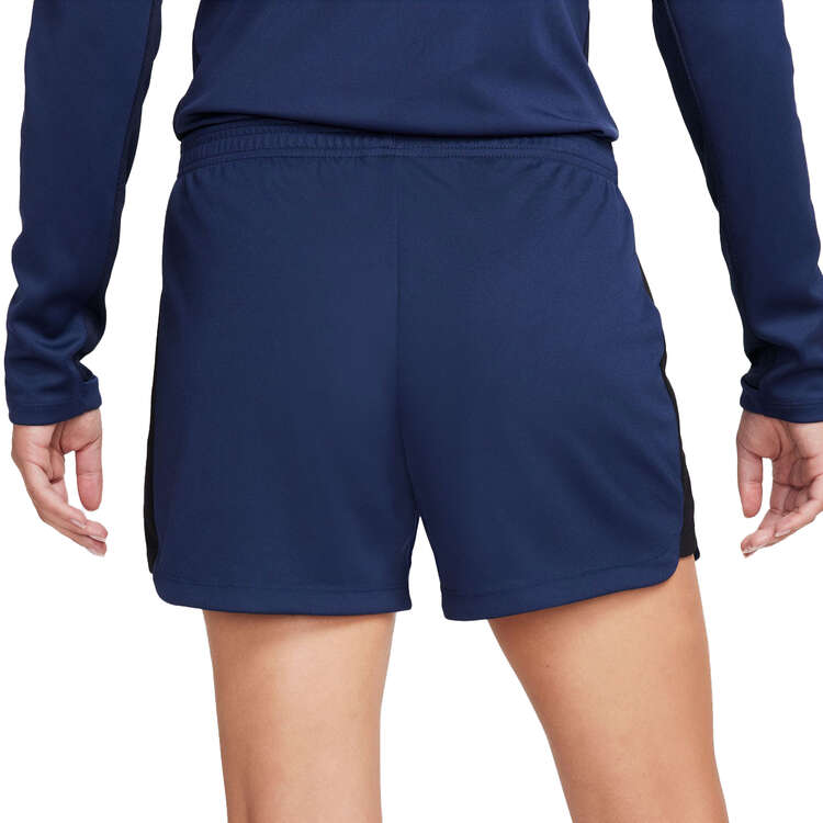 Nike Womens Dri-FIT Academy 23 Football Shorts, Blue/Black, rebel_hi-res