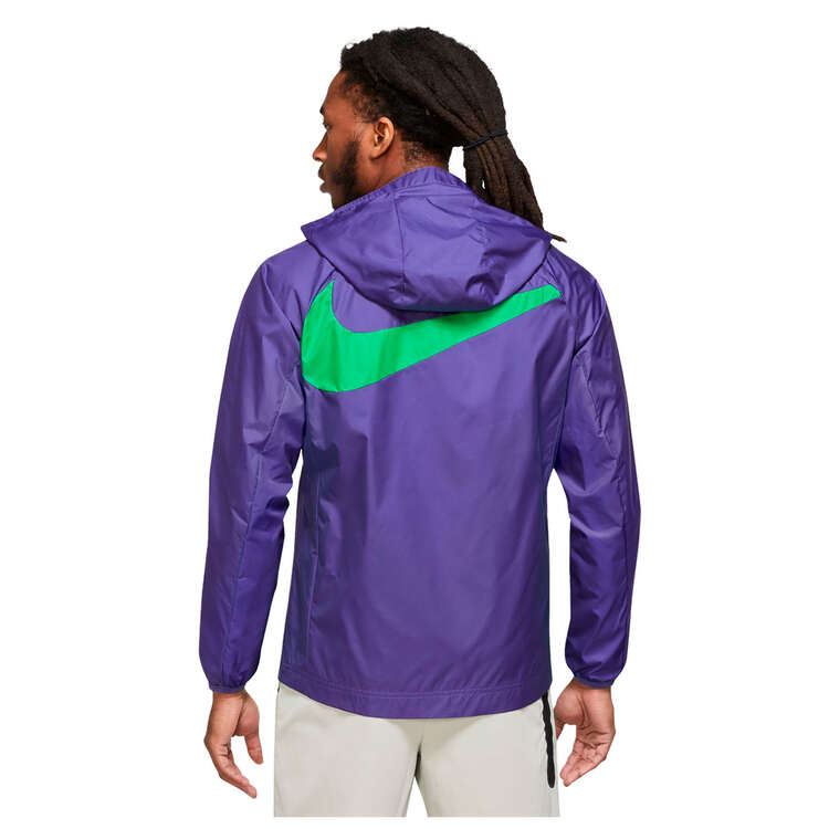 Nike Mens Brazil AWF Lightweight Football Jacket Purple S, Purple, rebel_hi-res