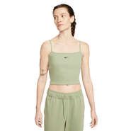 Nike Womens Sportswear Essential Ribbed Crop Top, , rebel_hi-res