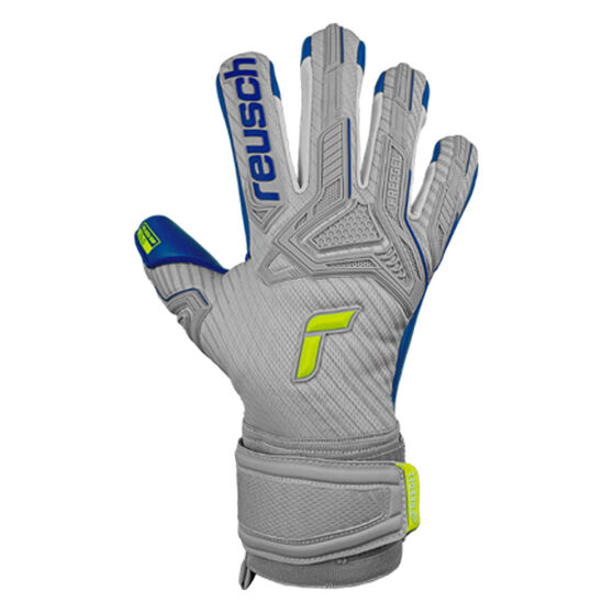 Reusch Attrakt Freegel Gold Goalkeeping Gloves, Grey, rebel_hi-res