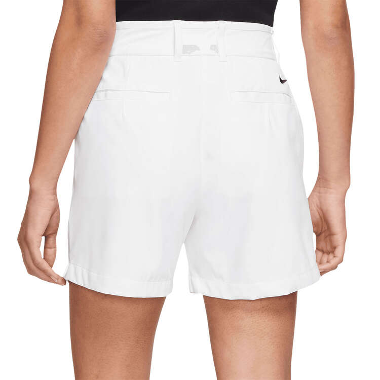 Nike Womens Dri-FIT Victory Golf Shorts, White, rebel_hi-res