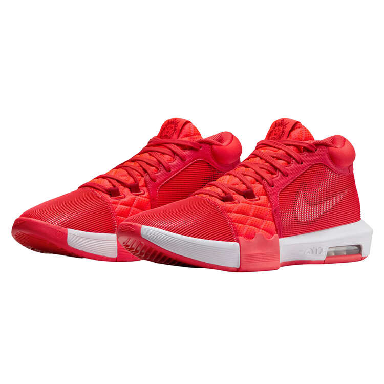 Nike LeBron Witness 8 Basketball Shoes, Red, rebel_hi-res