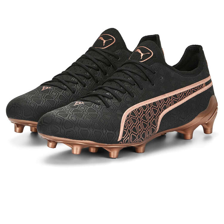 Puma King Ultimate Rudagon Football Boots, Black/Gold, rebel_hi-res