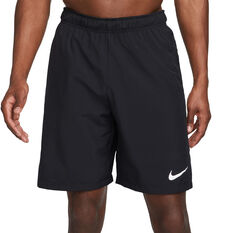 Nike Mens Dri-FIT Flext Woven 9inch Training Shorts Black S, Black, rebel_hi-res