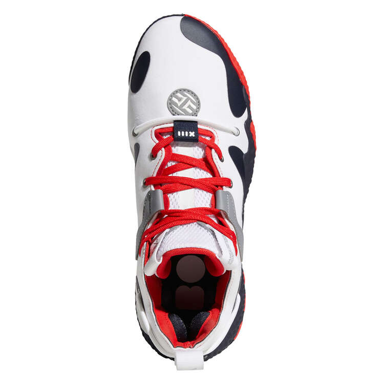 adidas Harden Vol.6 Basketball Shoes, White, rebel_hi-res