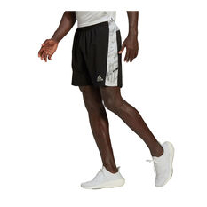 adidas Mens Own The Run Tiger Camo Running Shorts, Black, rebel_hi-res