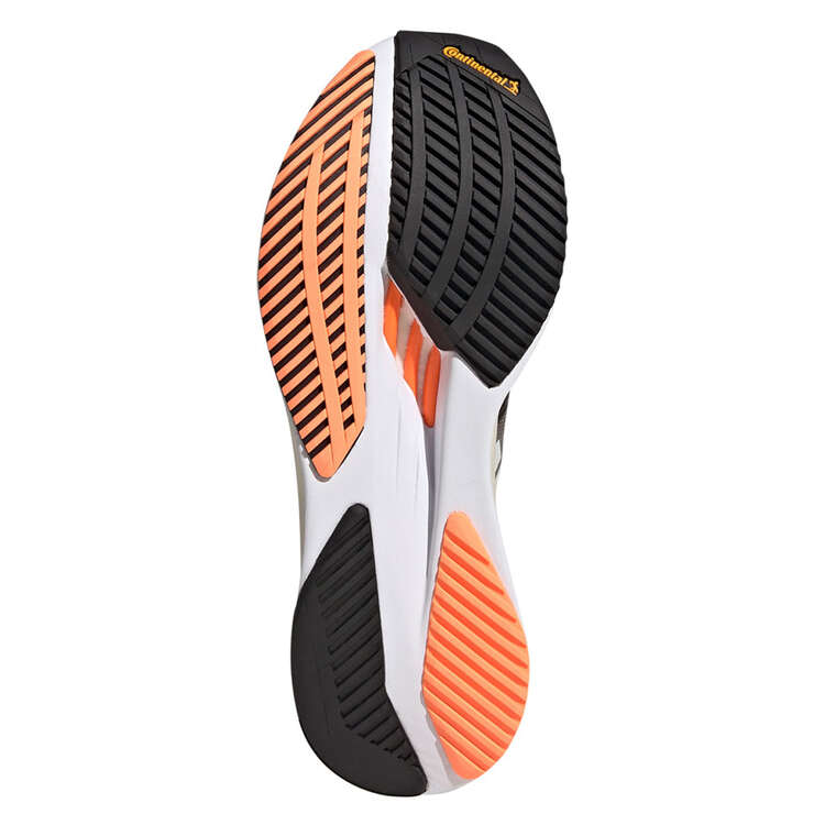 adidas Adizero Boston 11 Womens Running Shoes, Grey/Orange, rebel_hi-res