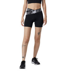 New Balance Womens Relentless Fitted Shorts, Black, rebel_hi-res