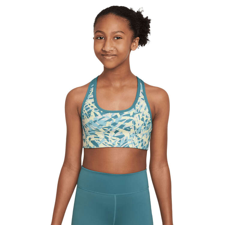 Nike Girls Swoosh Plus Reversible Bra Blue XL, Blue, rebel_hi-res