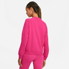 Nike Womens Sportswear Essential Fleece Sweatshirt, Pink, rebel_hi-res