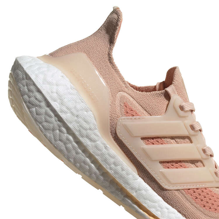 adidas Ultraboost 21 Womens Running Shoes Pink/White US 8, Pink/White, rebel_hi-res