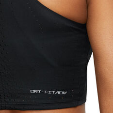 Nike Womens Dri-FIT ADV Aeroswift Racing Crop Top, Black, rebel_hi-res