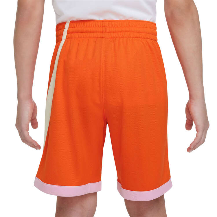 Nike Boys Dri-FIT Basketball Shorts Orange/Pink XS, Orange/Pink, rebel_hi-res