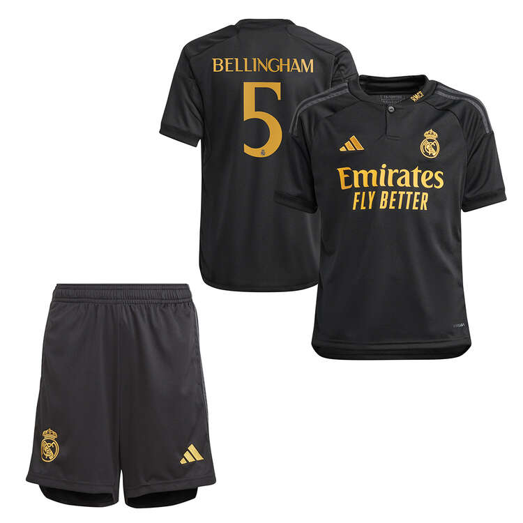 Jude Bellingham Youth Real Madrid 2023/24 3rd Jersey with Shorts Set, , rebel_hi-res