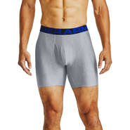 Under Armour Mens UA Tech 6-inch Underwear 2 Pack, , rebel_hi-res
