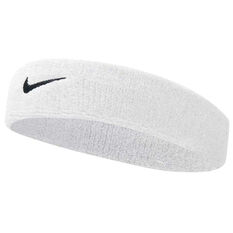 Nike Swoosh Headband White / Black OSFA, White / Black, rebel_hi-res
