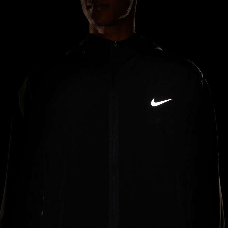 Nike Mens Form Dri-FIT Hooded Versatile Jacket, Black/Silver, rebel_hi-res