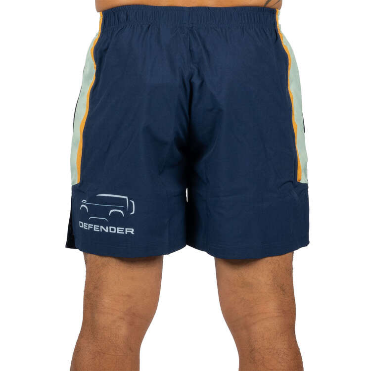 Wallabies 2024 Mens Training Shorts, Blue, rebel_hi-res