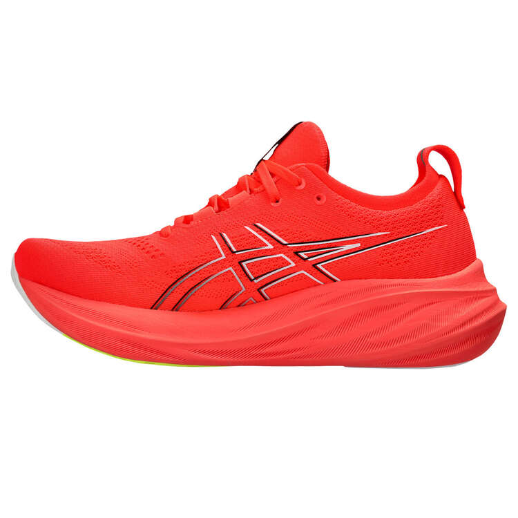 Asics GEL Nimbus 26 Mens Running Shoes Red/Black US 7, Red/Black, rebel_hi-res