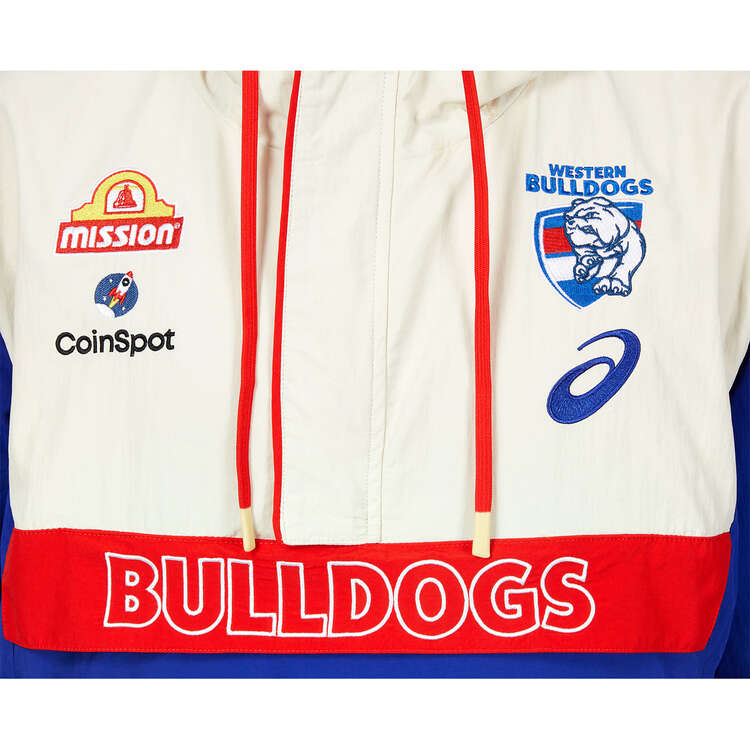 Western Bulldogs 2024 Mens Anorak Jacket, Blue, rebel_hi-res
