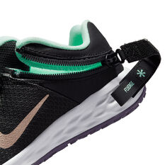Nike Revolution 6 FlyEase Next Nature PS Kids Running Shoes, Black/Red, rebel_hi-res