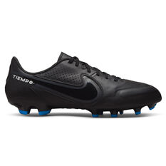 Nike Tiempo Legend 9 Academy Football Boots Black/Grey US Mens 4 / Womens 5.5, Black/Grey, rebel_hi-res