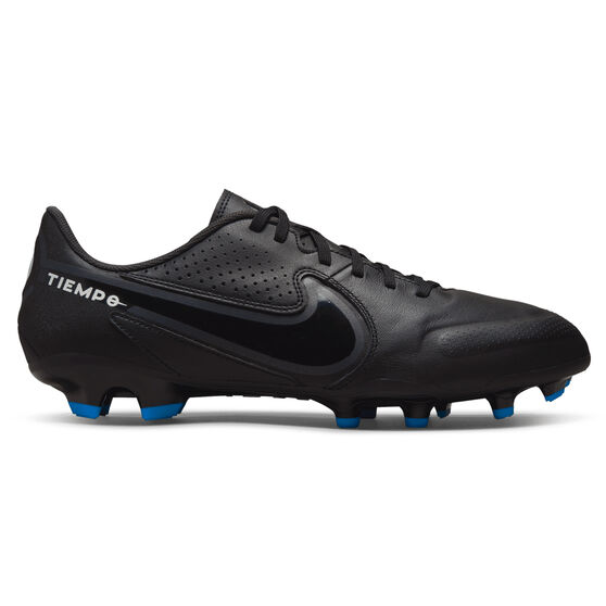 Nike Tiempo Legend 9 Academy Football Boots, Black/Grey, rebel_hi-res