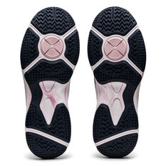 Asics Netburner Super FF Womens Netball Shoes, Blush/Navy, rebel_hi-res