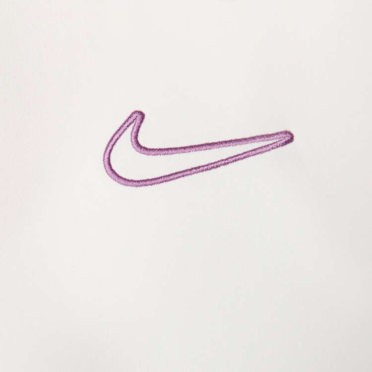 Nike Womens Dri-FIT Academy 23 Soccer Drill Top, White/Orange, rebel_hi-res