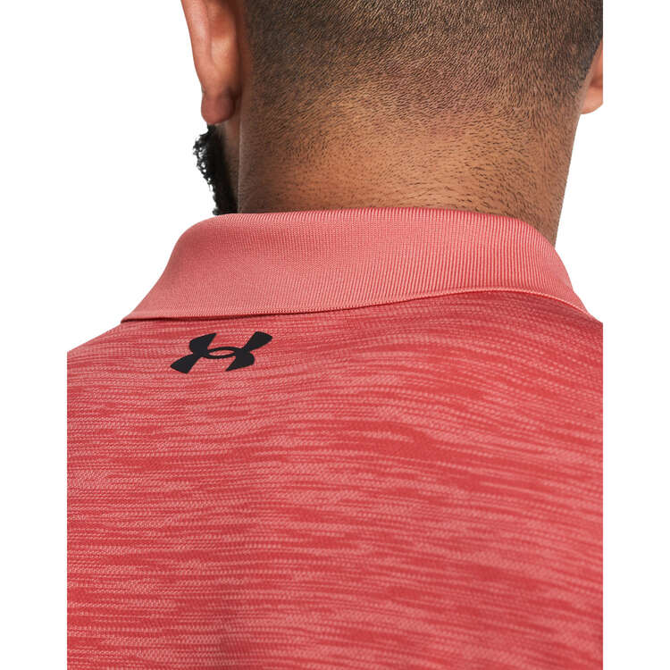 Under Armour Mens Performance 3.0 Polo Shirt, Pink, rebel_hi-res