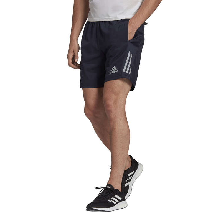 adidas Mens Own The Run Shorts Navy XS, Navy, rebel_hi-res