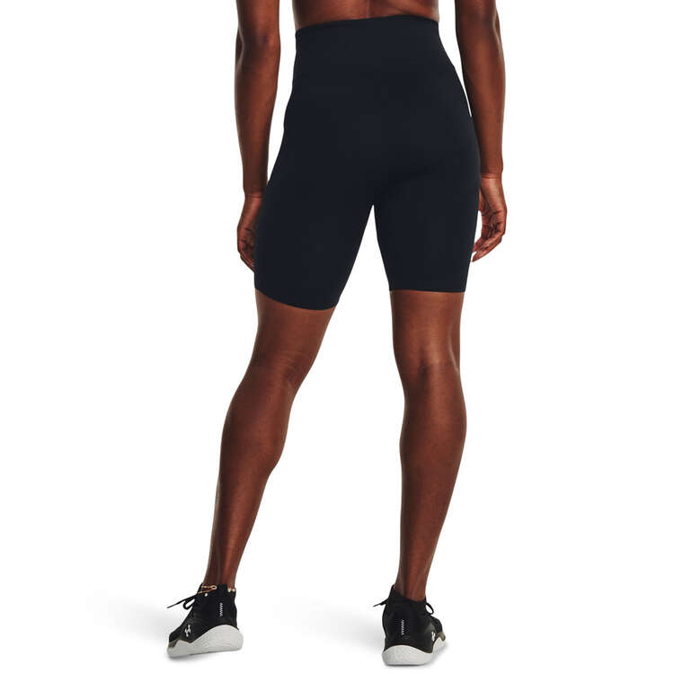Under Armour Womens UA Train Seamless Shorts, Black, rebel_hi-res