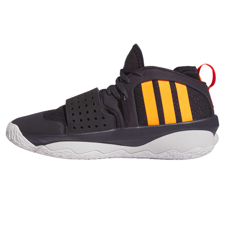 adidas Dame 8 Extply Same Dame Basketball Shoes Black/Orange US Mens 7 / Womens 8, Black/Orange, rebel_hi-res