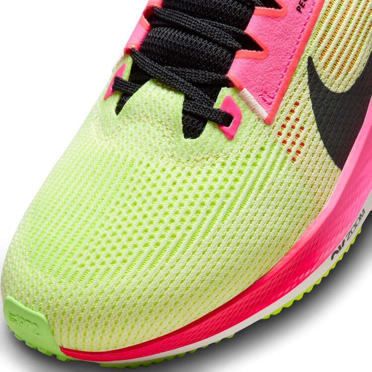 Nike Air Zoom Pegasus 40 Hakone Ekiden Mens Running Shoes, Green/Pink, rebel_hi-res