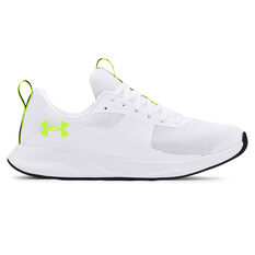 Under Armour Charged Aurora Womens Training Shoes White/Yellow US 6, White/Yellow, rebel_hi-res